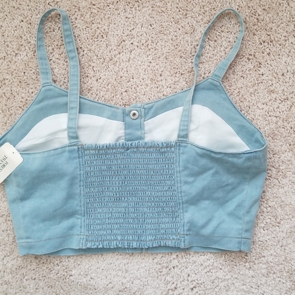 Brand New Forever 21 Crop Top Size Large - Picture 2 of 3